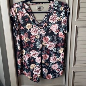 Halogen floral blouse size M